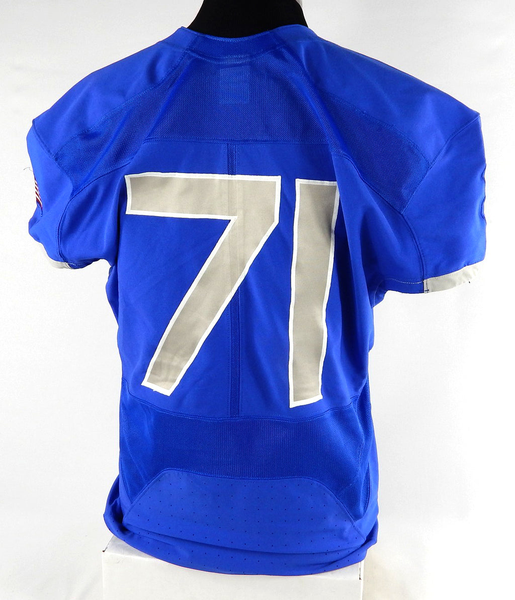 Air Force Falcons #71 Game Used Blue Jersey NP Rem XL 018 Pic2