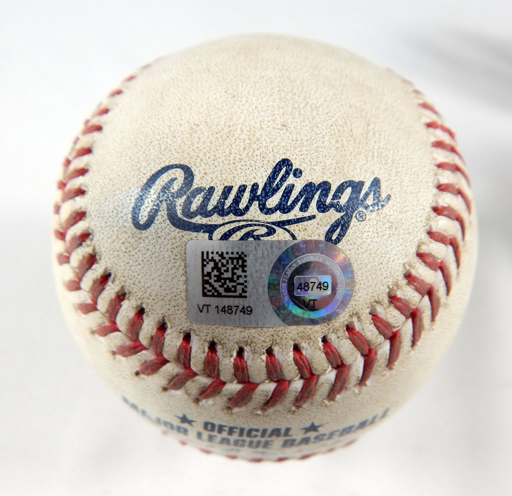 2023 Diamondbacks Nationals Game Used Baseball Jake Irvin Gerlaod Perdomo Foul 0 Pic2