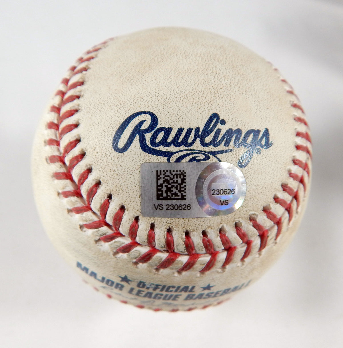 2023 New York Mets Nationals Game Used Baseball Jake Irvin Mark Canha Foul. 291 Pic2