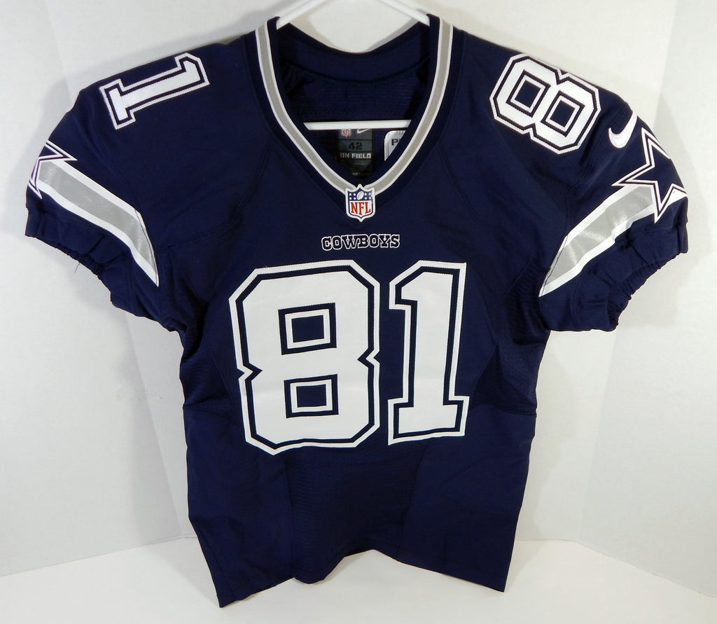 2015 Dallas Cowboys Andy Jones #81 Game Issued Navy Jersey 42 DP15547 Pic2