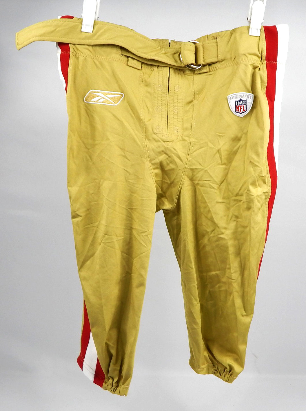 2009 San Francisco 49ers Game Issued Gold Pants 40 120