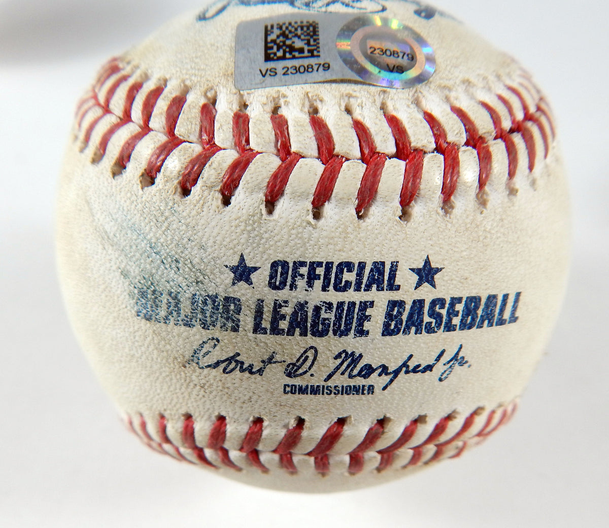 2023 Marlins Nationals Game Used Baseball Braxton Garrett Alex Call Fly Out 293