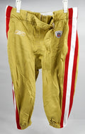 2009 San Francisco 49ers Game Issued Gold Pants 40 121