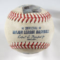 2023 Marlins Nationals Game Used Baseball Sandy Alcantara Ildemaro Vargas GO 294