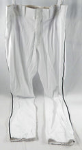 2012 Miami Marlins Greg Dobbs #29 Game Used White Baseball Pants 34-43 DP113614