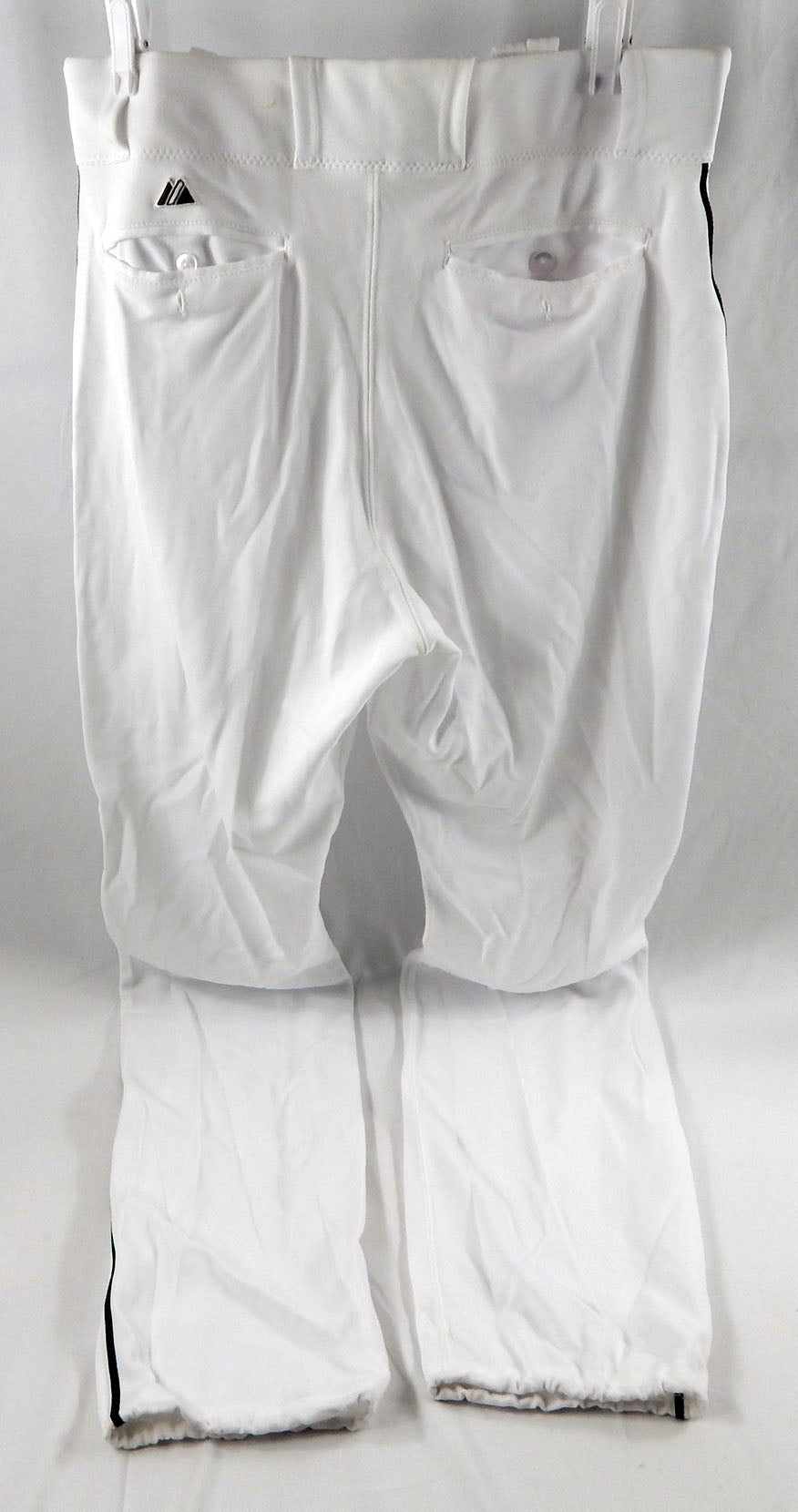 2012 Miami Marlins Greg Dobbs #29 Game Used White Baseball Pants 34-43 DP113614 Pic2