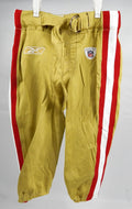 2009 San Francisco 49ers Game Issued Gold Pants 36 123