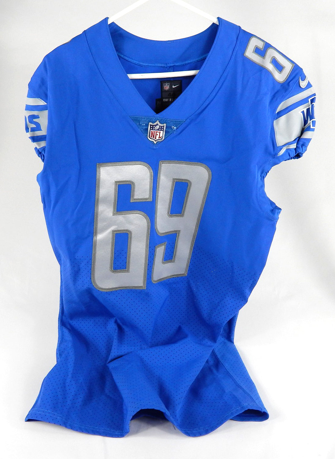 2017 Detroit Lions Kareem Martin #69 Game Issued Blue Jersey 44 DP65560 Pic2