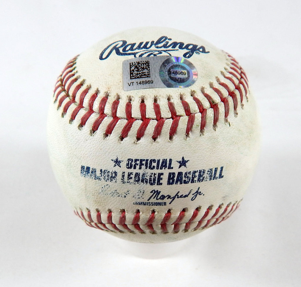 2023 Mets National Game Used Baseball Sam Coonrod Jake Alu Single Alex Call Walk