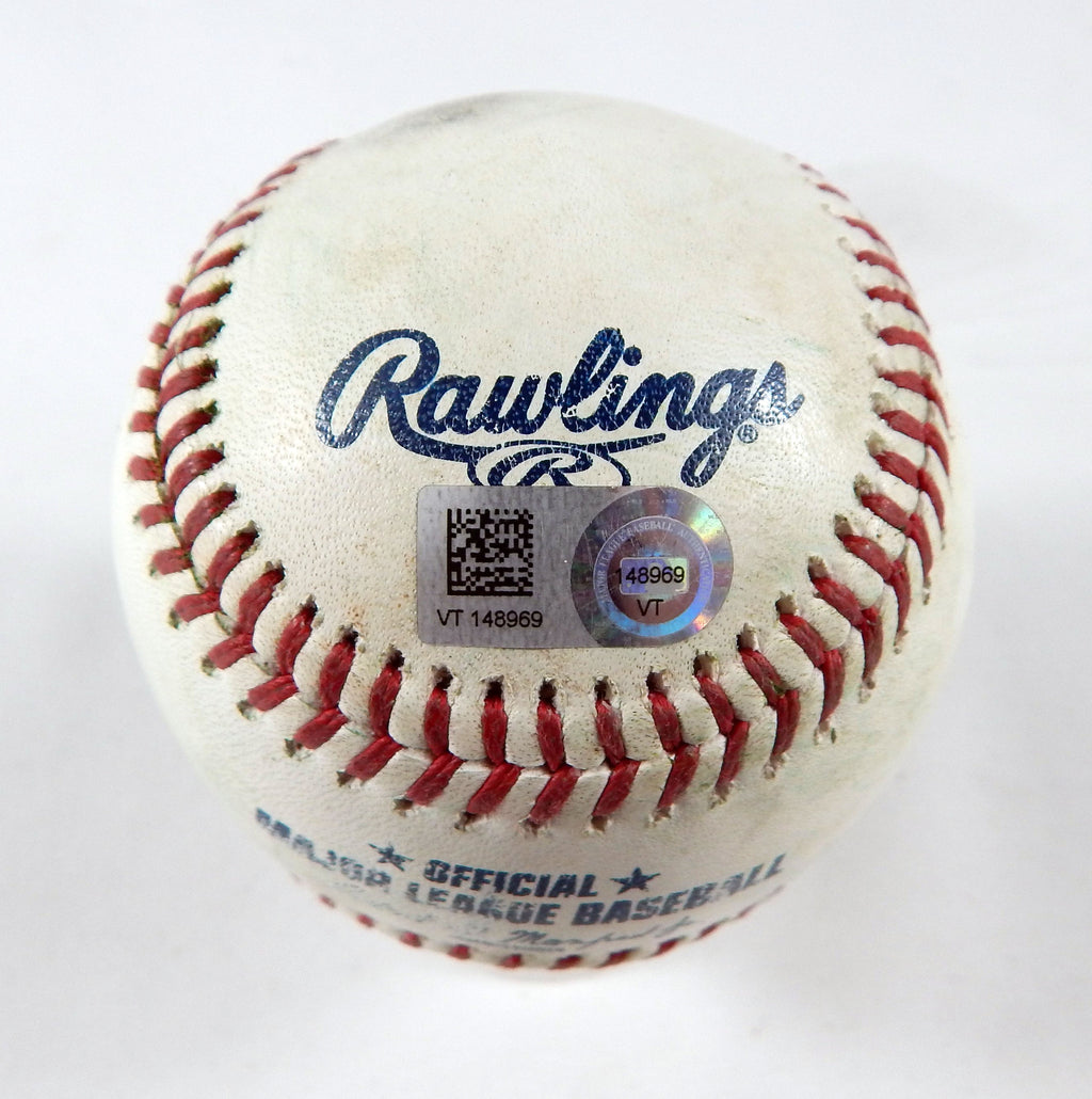 2023 Mets National Game Used Baseball Sam Coonrod Jake Alu Single Alex Call Walk Pic2