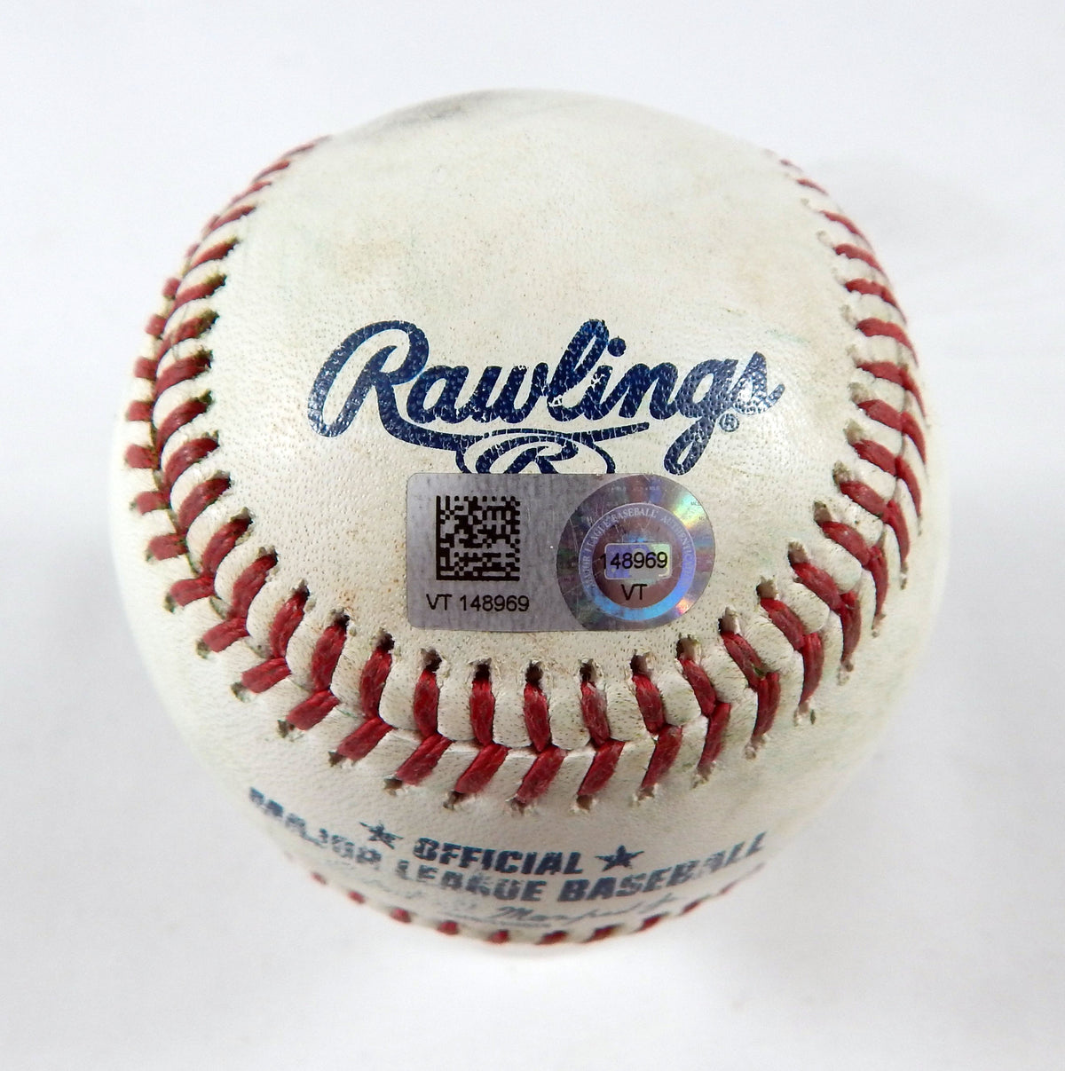 2023 Mets National Game Used Baseball Sam Coonrod Jake Alu Single Alex Call Walk Pic2