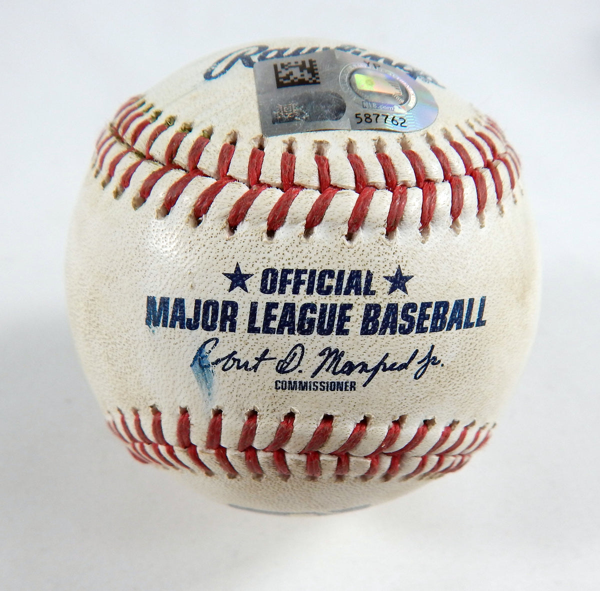 2023 Marlins Nationals Game Used Baseball Kyle Finnegan Jazz Chisholm Jr. Steals