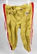 2009 San Francisco 49ers Game Issued Gold Pants 42 125