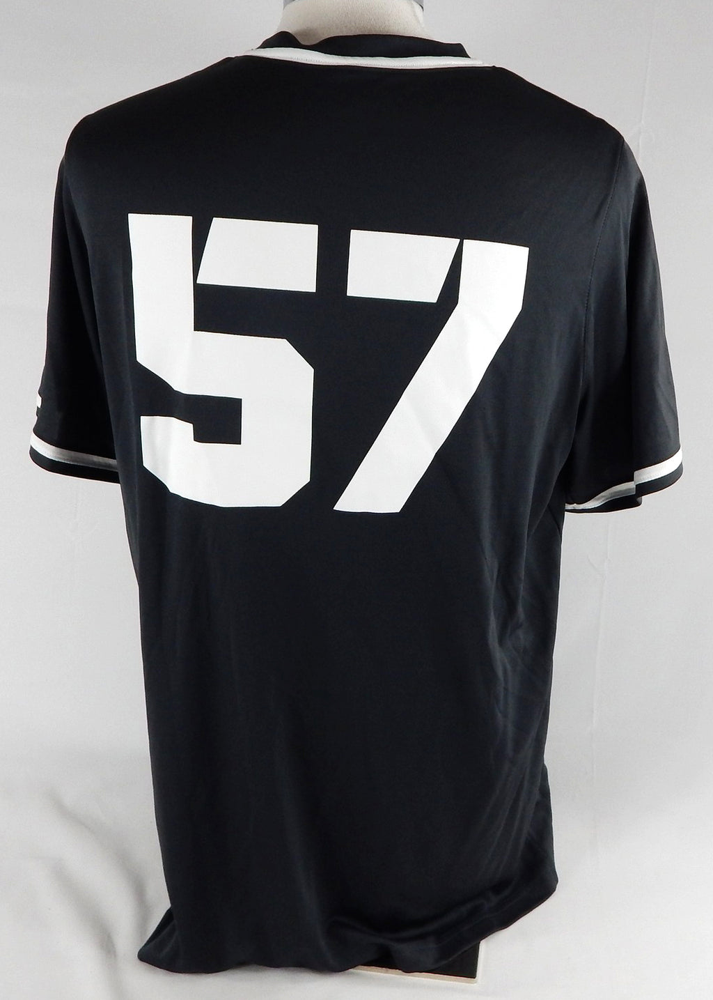 2020 Texas Christian TCU Frogs #57 Game Issued Grey Practice Jersey Baseball 87 Pic2