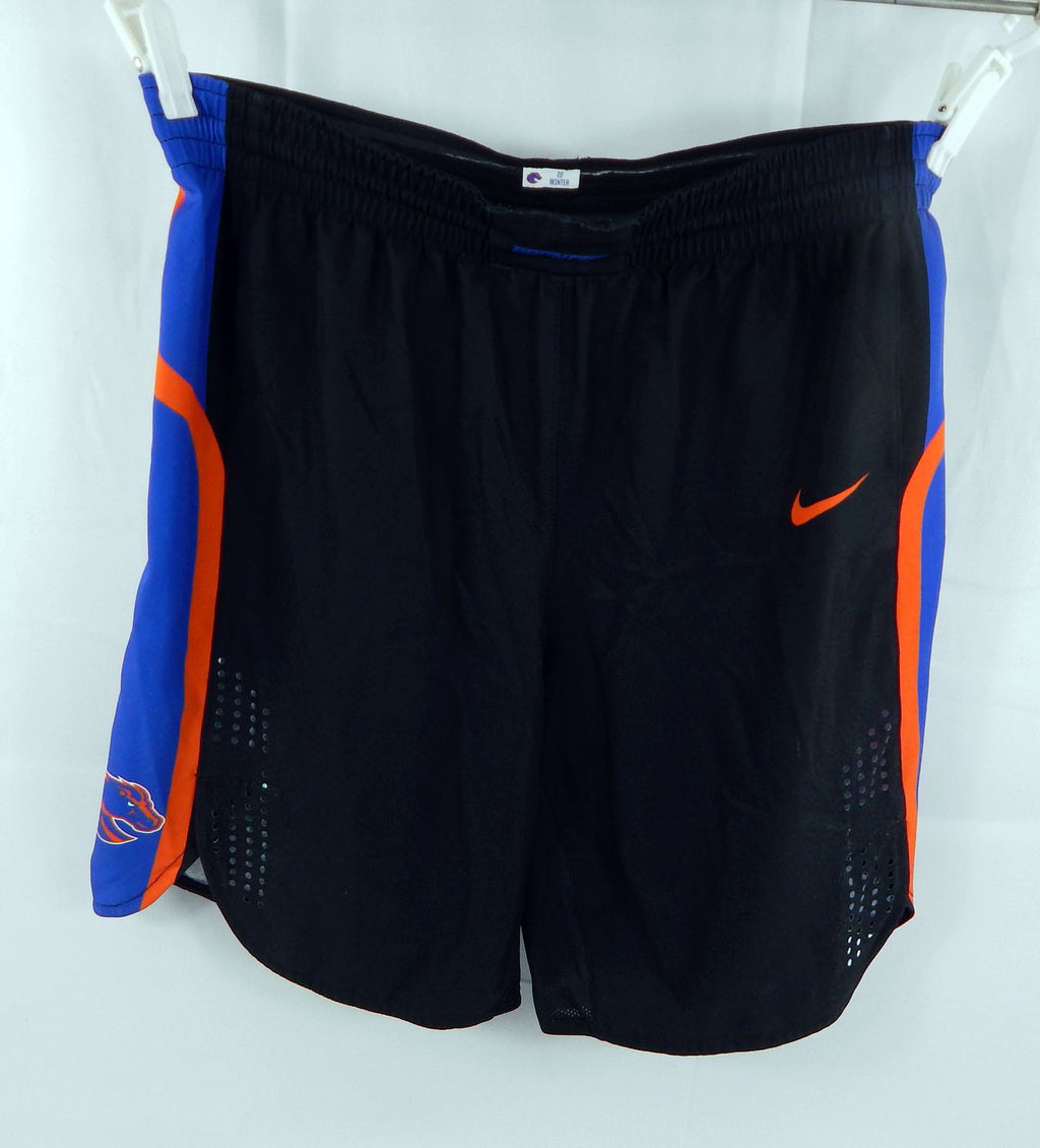 2016-17 Boise State Broncos Sam Winter #22 Game Used Black Shorts Basketball L 4