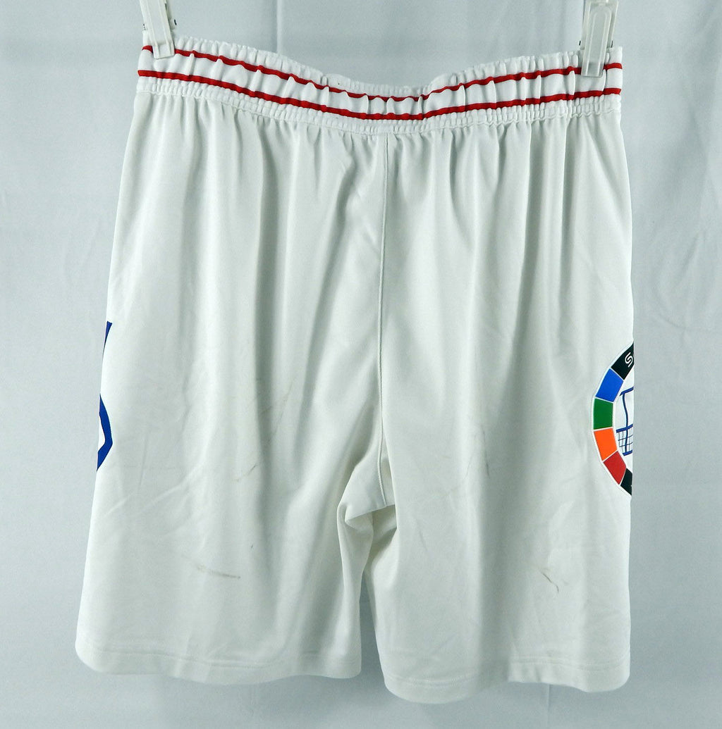 2024-25 Philadelphia 76ers Jalen Hood-Schifino #17 Game Used White Shorts City 3 Pic2