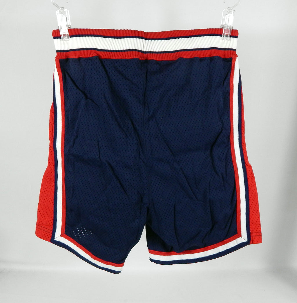 1994-95 USA Basketball Game Issued Navy Red Shorts 36 DP72272 Pic2