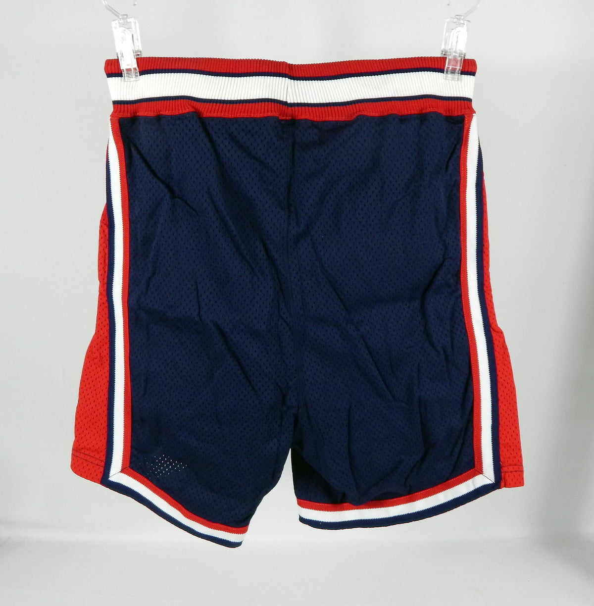 1994-95 USA Basketball Game Issued Navy Red Shorts 36 DP72272 Pic2