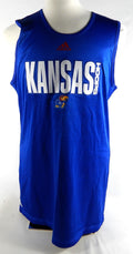 Kansas Jayhawks Game Issued Blue Practice Jersey Basketball XL 998