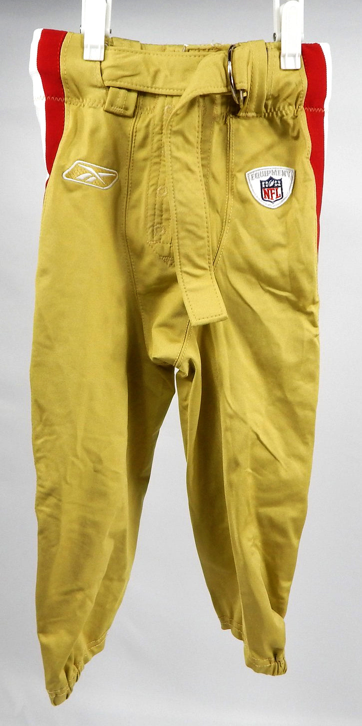2010 San Francisco 49ers Game Issued Gold Pants 26 127