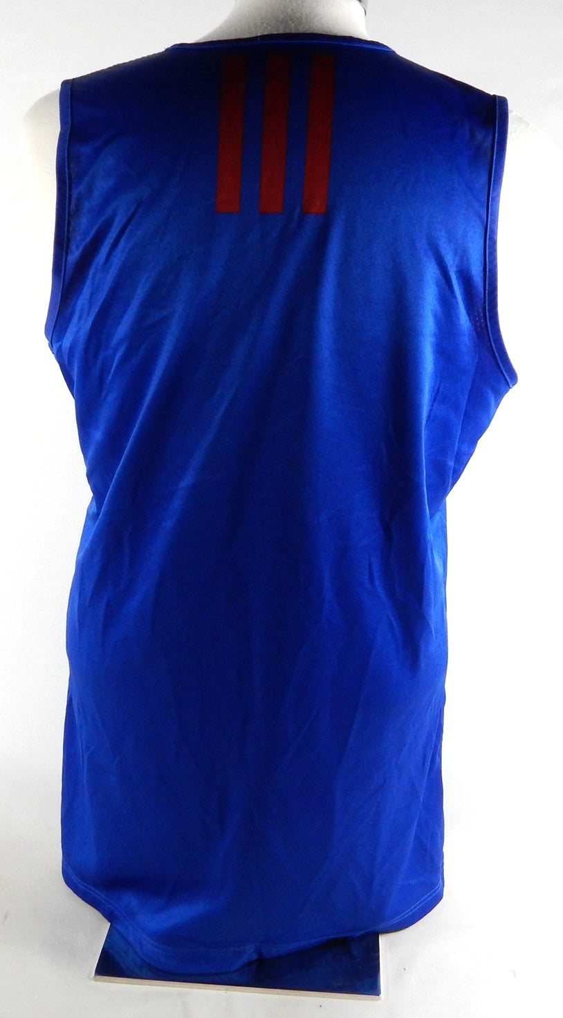 Kansas Jayhawks Game Issued Blue Practice Jersey Basketball XL 998 Pic2