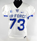 Air Force Falcons #73 Game Used White Jersey Name Plate Removed XL 024
