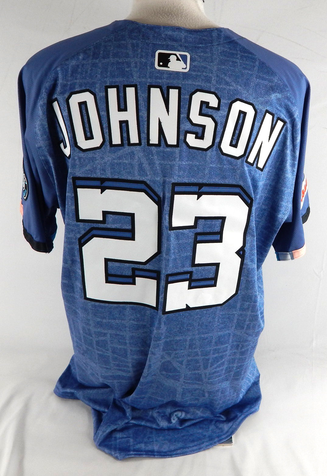 2025 Washington Nationals Chris Johnson #23 Game Issued Blue Jersey City Con 8 Pic2