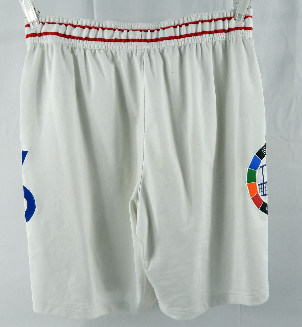 2024-25 Philadelphia 76ers Justin Edwards #19 Game Used White Shorts City L 6 Pic2