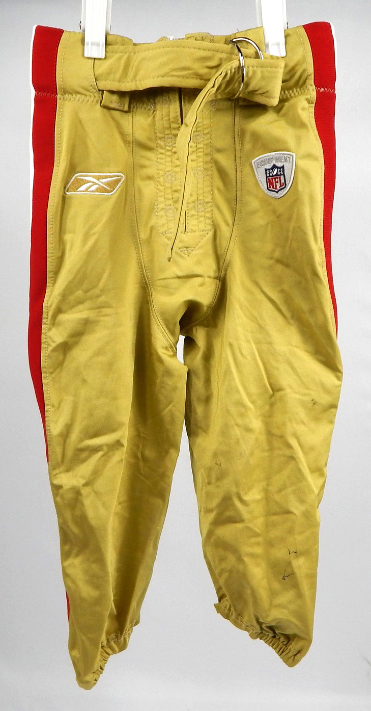 2009 San Francisco 49ers Game Issued Gold Pants 26 130