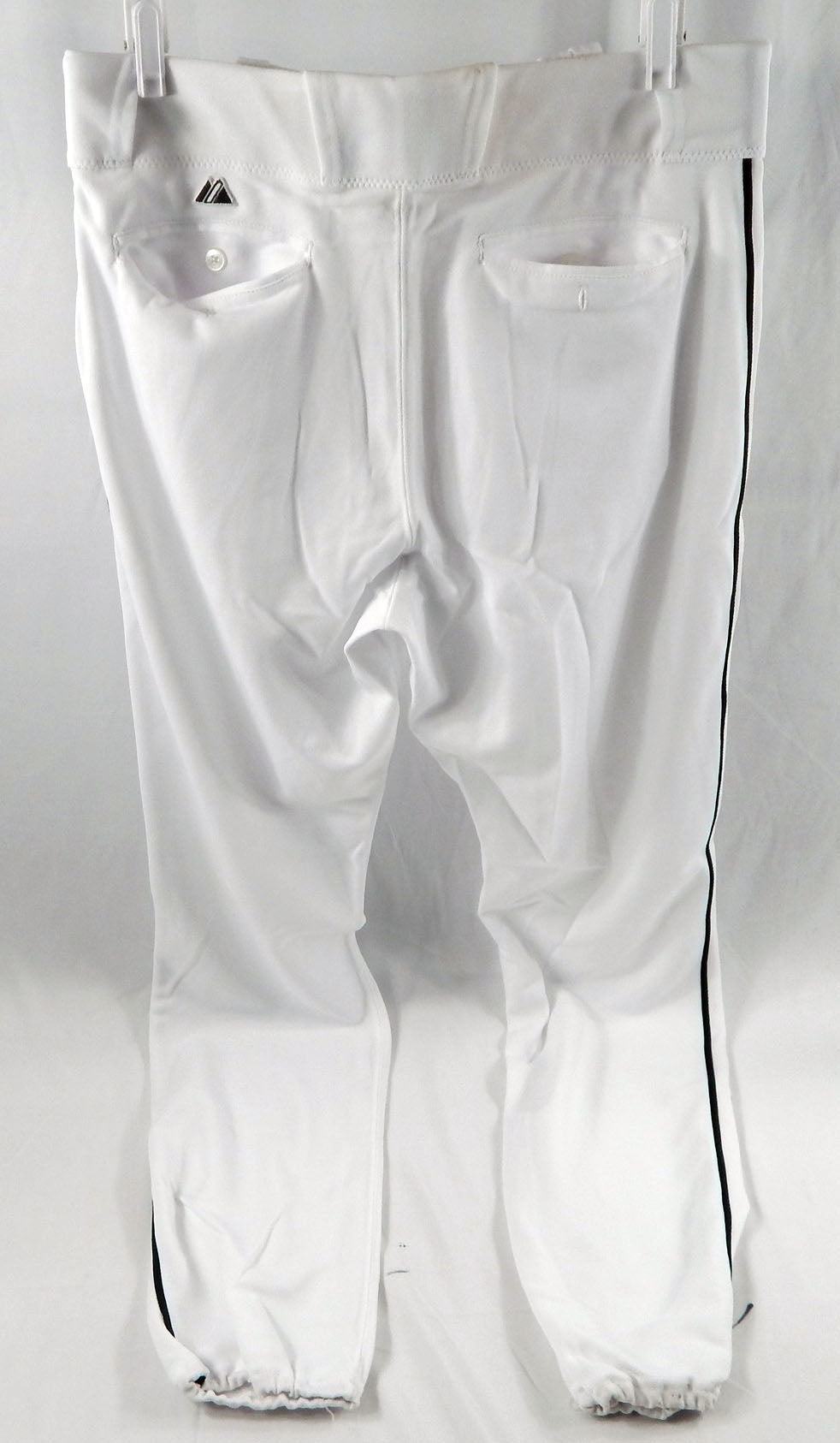 2012 Miami Marlins Alfredo Buret #64 Game Used White Baseball Pants 36 DP113622 Pic2