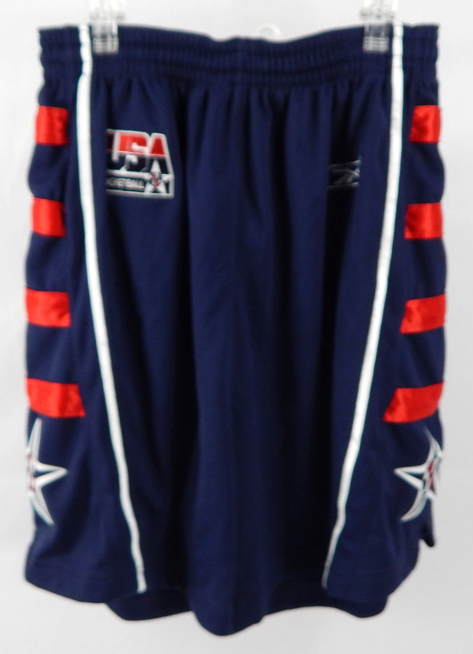 2000s Team USA Basketball Game Issued Blue Shorts M 685