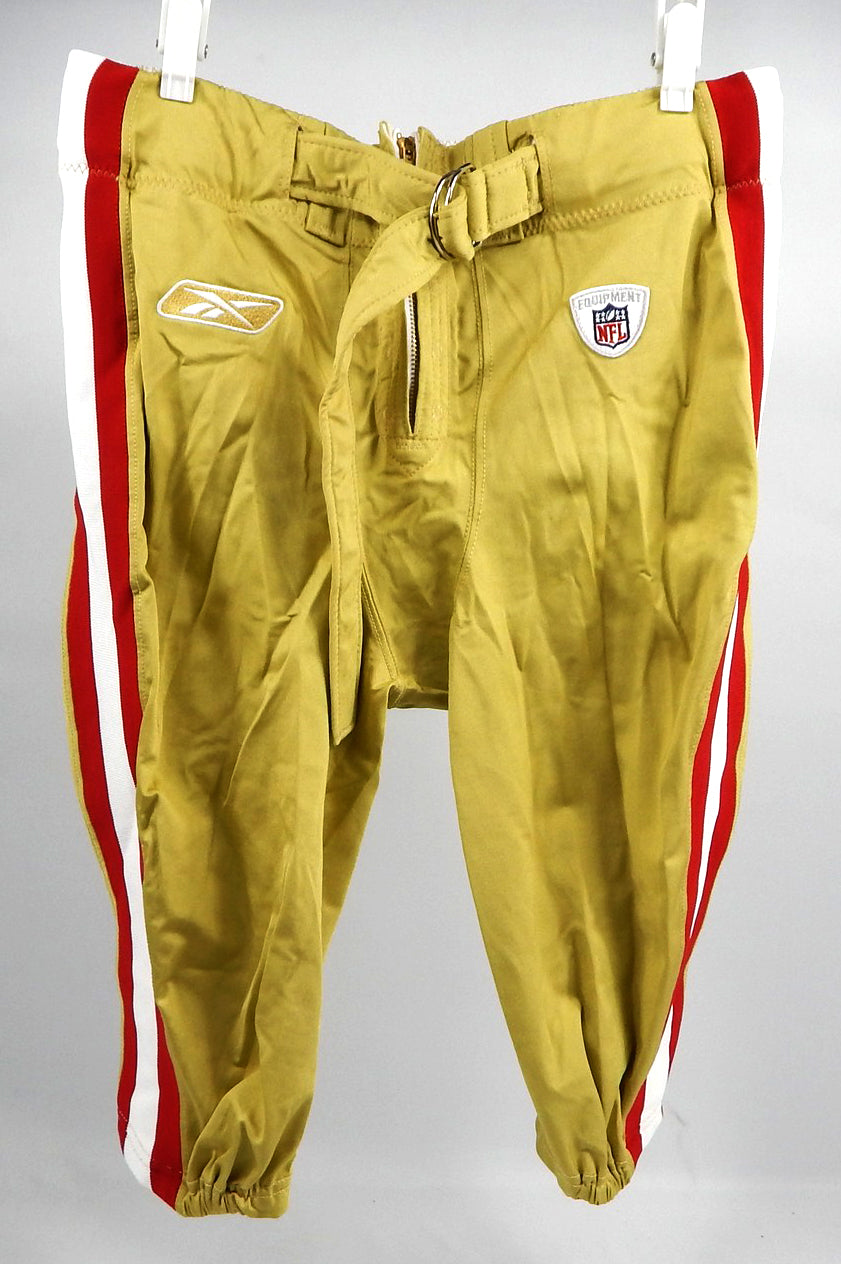 2009 San Francisco 49ers Game Issued Gold Pants 42 131