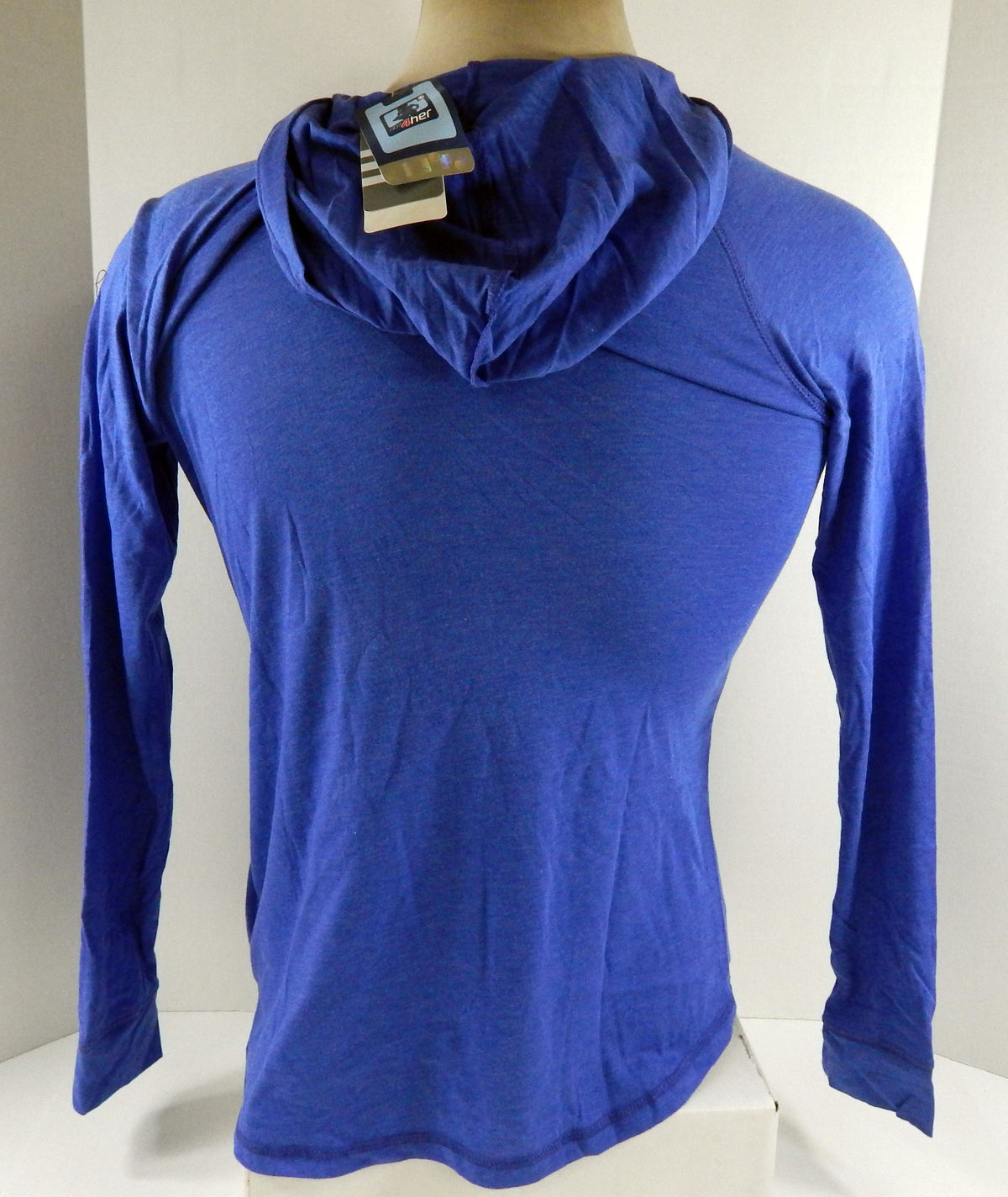 2013 Ladies Detroit Pistons Auth Blue Hooded Shirt Basketball Adidas NWT L 7S Pic2