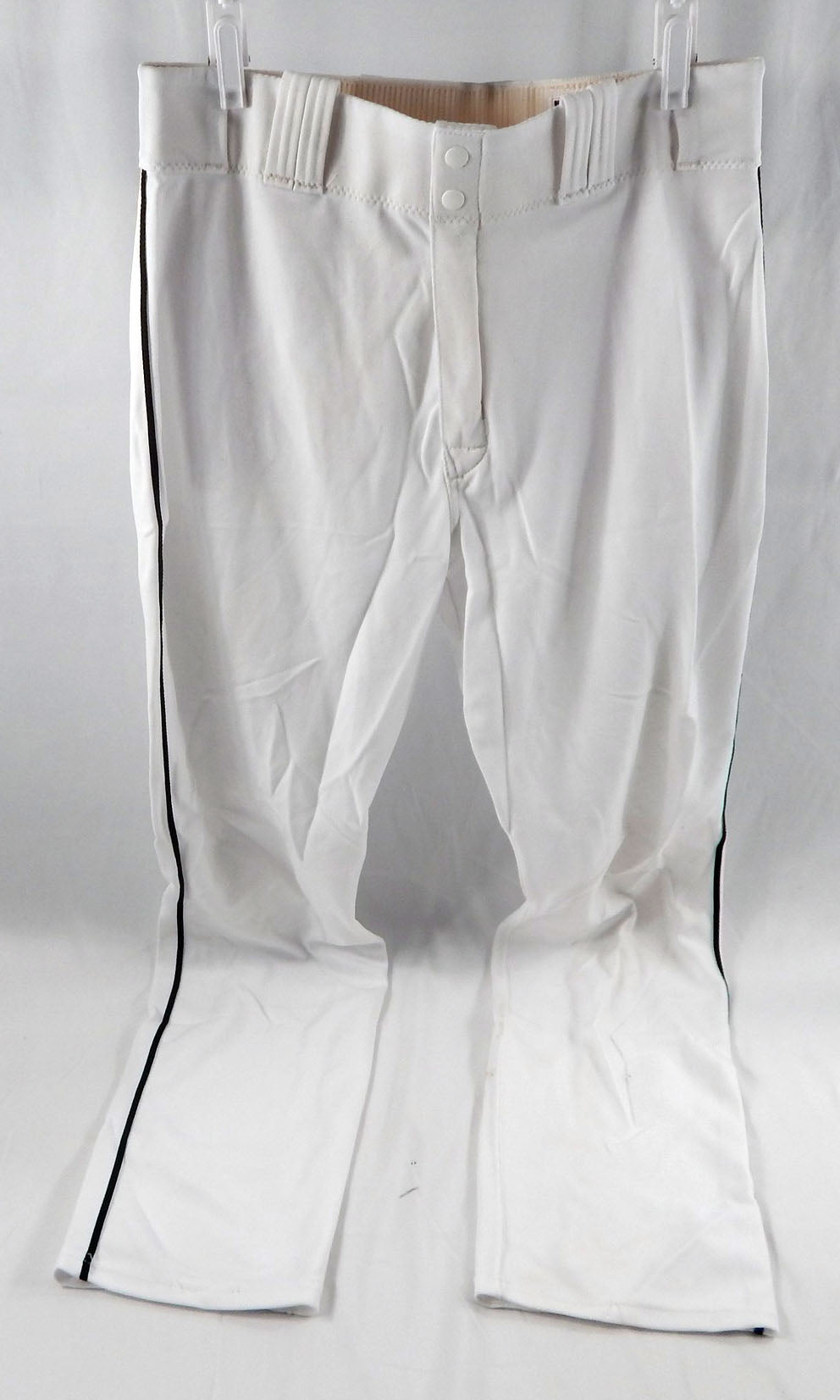 2015 Miami Marlins JT Realmuto #20 Game Used White Baseball Pants 35-43 DP113624