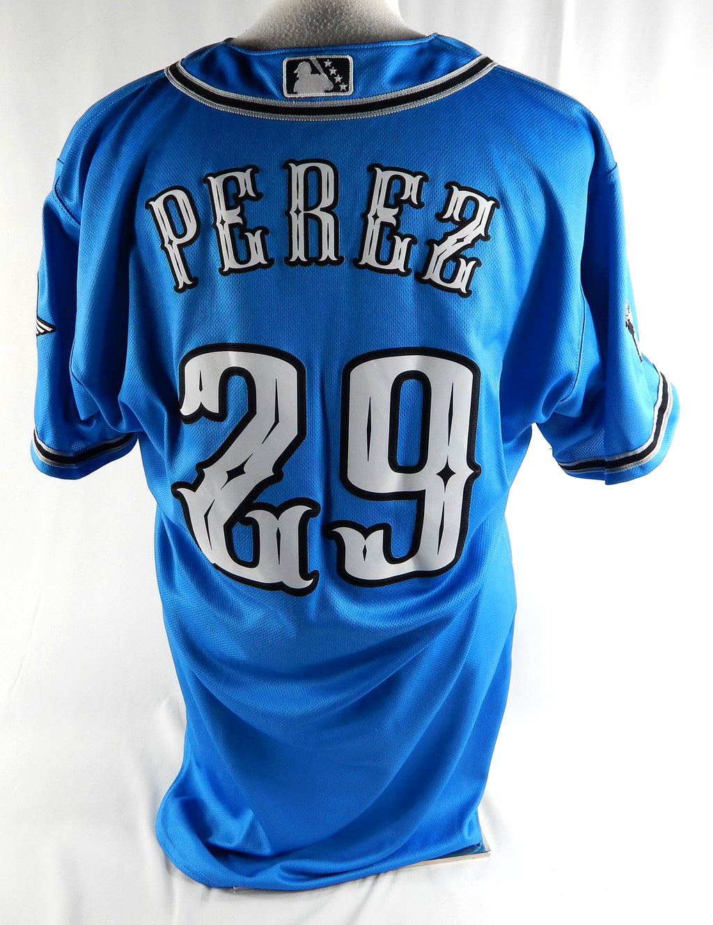 2024 Las Vegas Aviators Carlos Perez #29 Game Issued Blue Jersey Copa Diversion0 Pic2