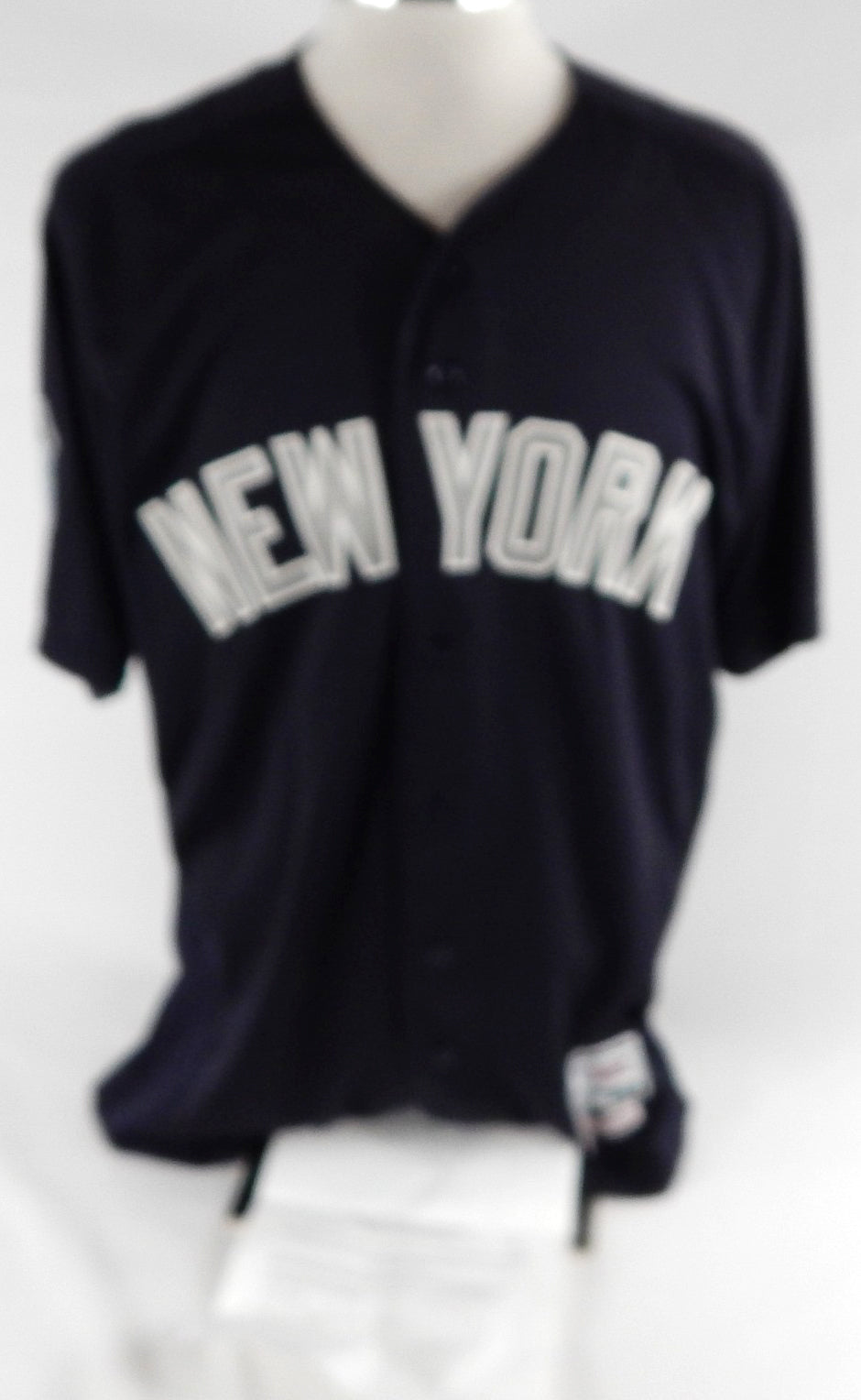 2016 New York Yankees Johnny Barbato #64 Game Used Navy Jersey ST Patch 48 286