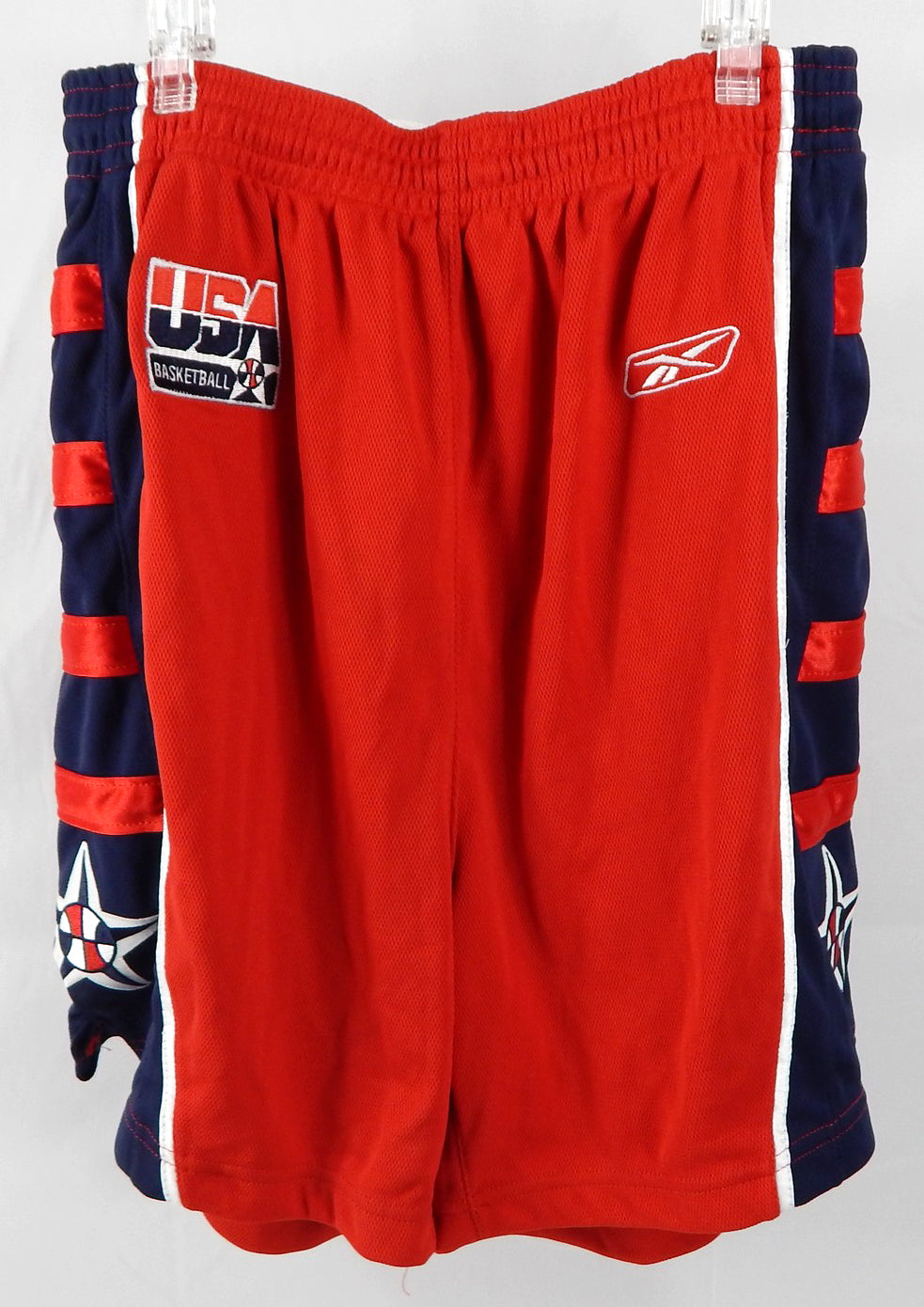 2000s Team USA Basketball Game Issued Red Shorts L 689
