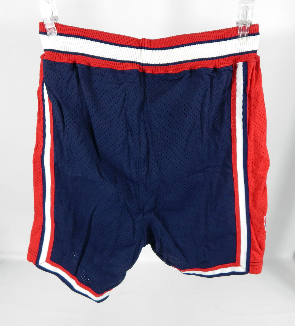 1994-95 USA Basketball Game Issued Navy Red Shorts 36 DP72284 Pic2
