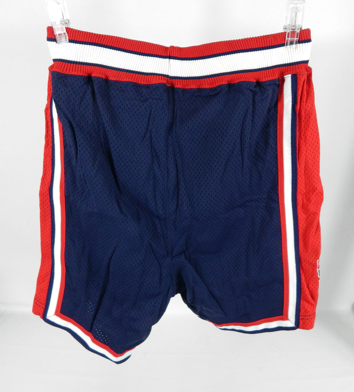 1994-95 USA Basketball Game Issued Navy Red Shorts 36 DP72284 Pic2