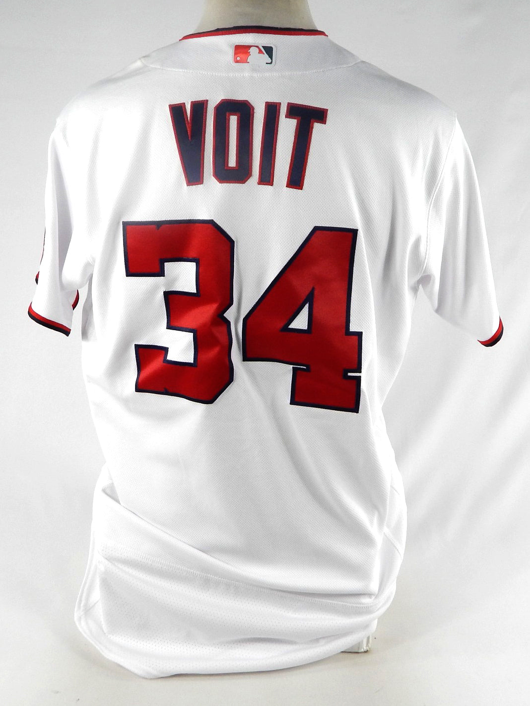 2022 Washington Nationals Luke Voit #34 Game Issued Pos Used White Jersey 46 3 Pic2