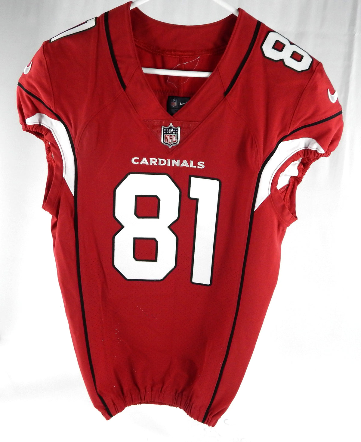 2017 Arizona Cardinals CJ Board #81 Game Issued Red Jersey 38 DP86862