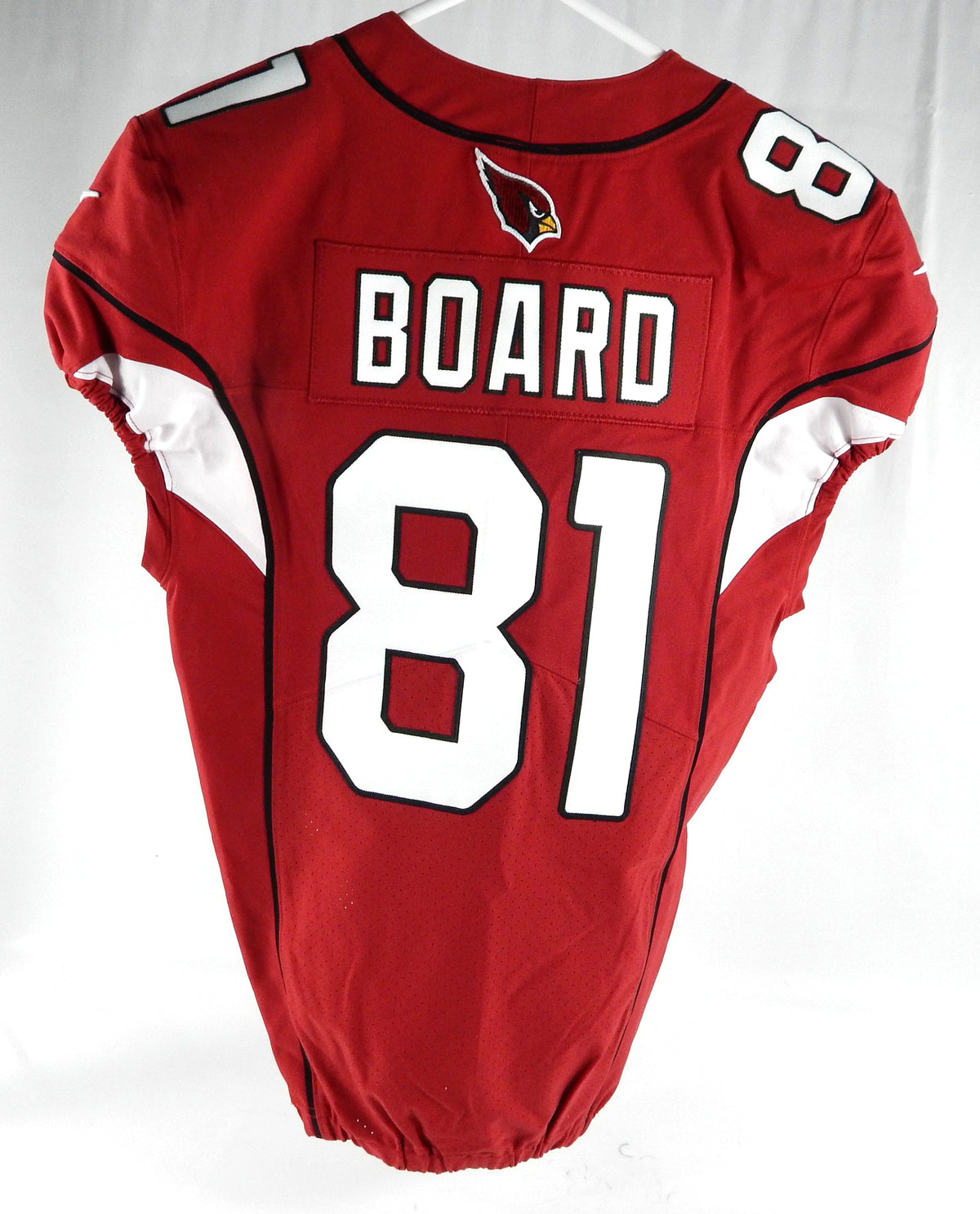 2017 Arizona Cardinals CJ Board #81 Game Issued Red Jersey 38 DP86862 Pic2