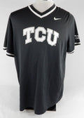 2020 Texas Christian TCU Frogs #37 Game Issued Grey Practice Jersey Baseball 93