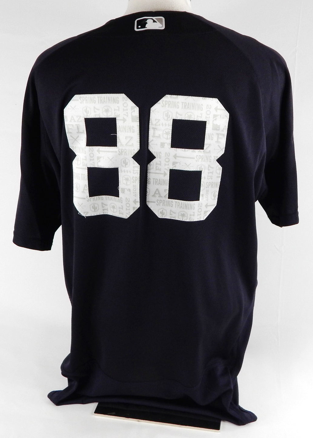 2016 New York Yankees James Kaprielian #88 Game Issued P Used Navy Jersey ST P 7 Pic2