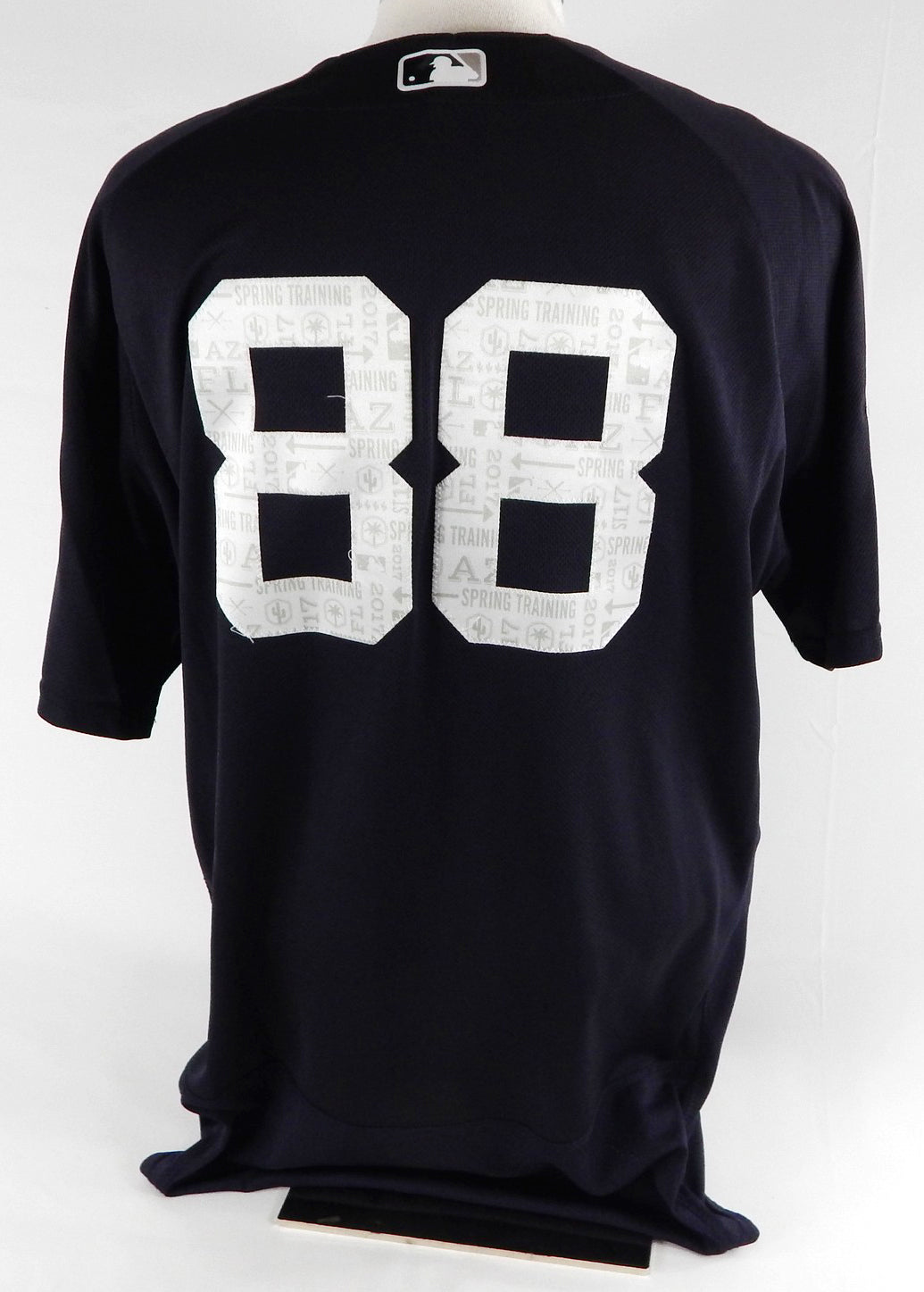 2016 New York Yankees James Kaprielian #88 Game Issued P Used Navy Jersey ST P 7 Pic2