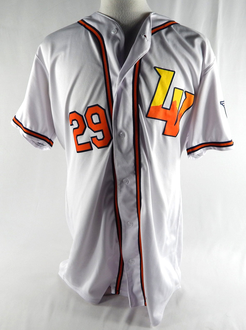 2024 Las Vegas Aviators Carlos Perez #29 Game Used White Jersey 46 232
