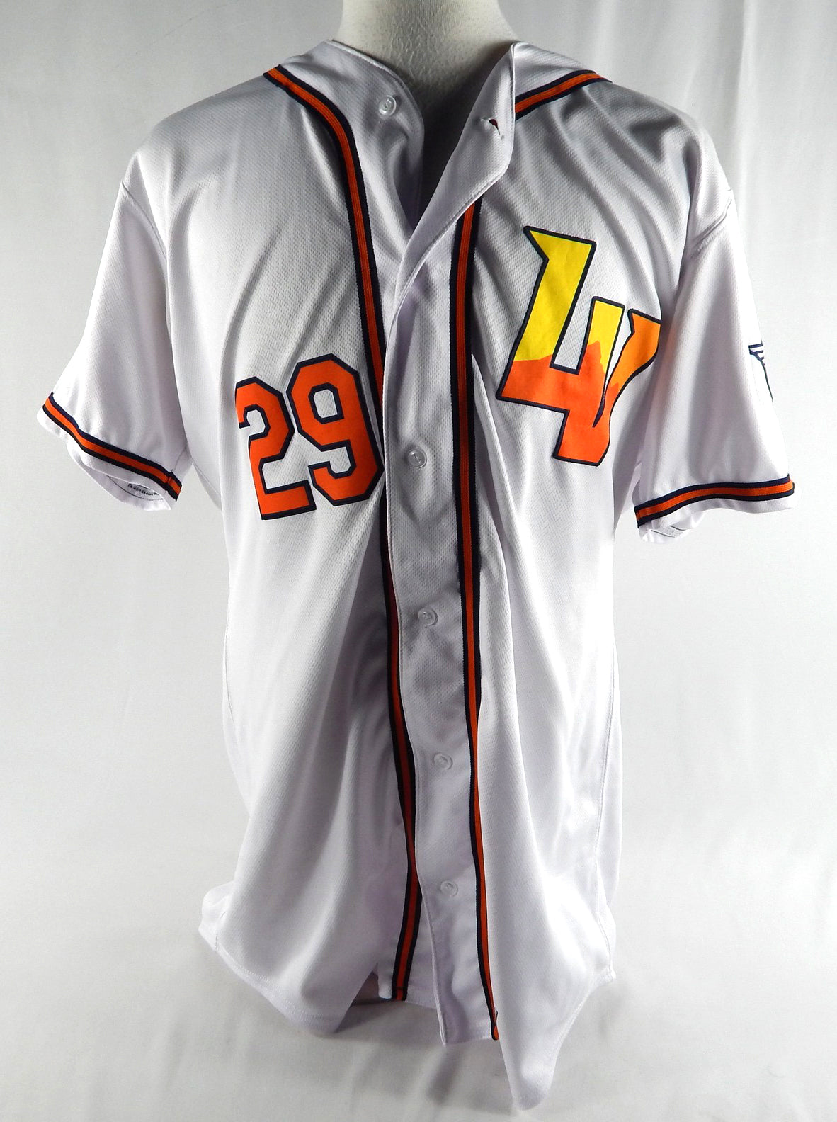 2024 Las Vegas Aviators Carlos Perez #29 Game Used White Jersey 46 232