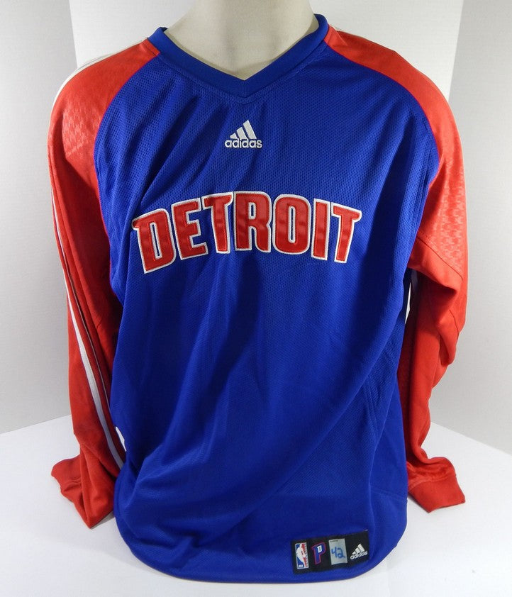 2000s Detroit Pistons #42 Game Used Blue Shooting Shirt 3XL tall DP53469