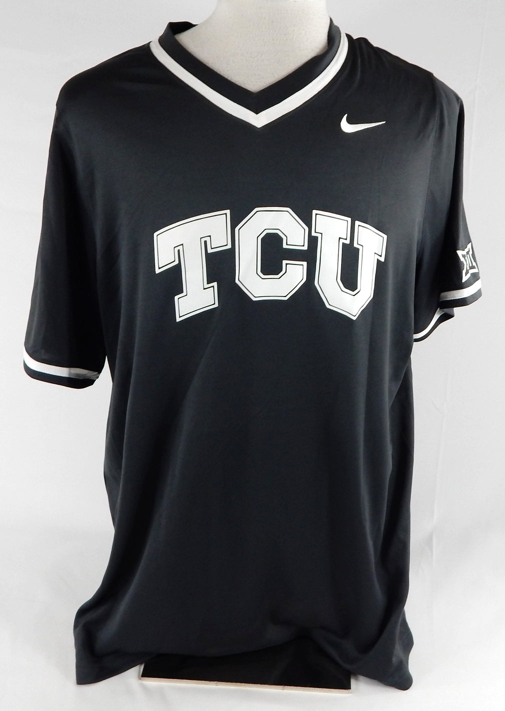 2020 Texas Christian TCU Frogs #54 Game Issued Grey Practice Jersey Baseball 94