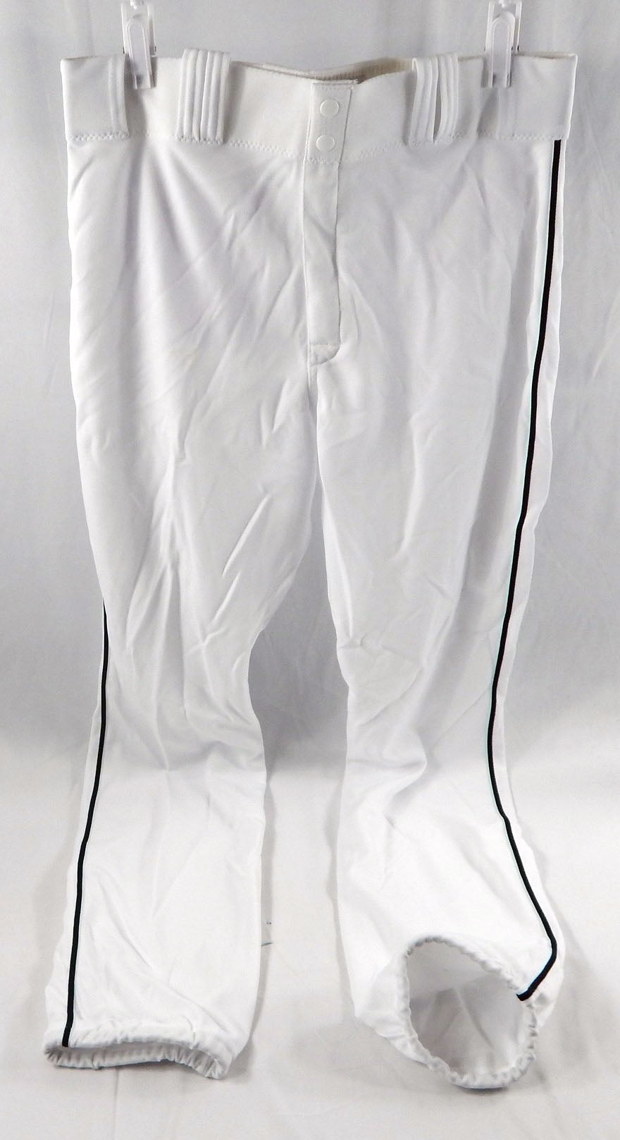 2014 Miami Marlins Greg Dobbs #29 Game Used White Baseball Pants 35-42 DP113627